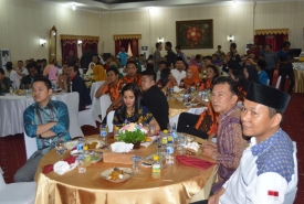 Para OKP tingkat provinsi di Bengkulu menghadiri silaturahmi bersama Pemprov Bengkulu, Rabu (4/4/2018)