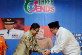 Gubernur Bengkulu Dr Ridwan Mukti Dalam Pelantikan Satgas PPA