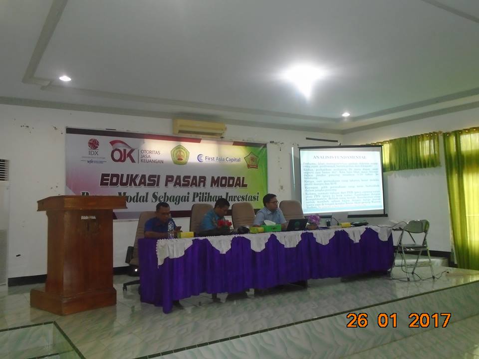 Edukasi Pasar Modal Yang Digelar IAIN Bengkulu