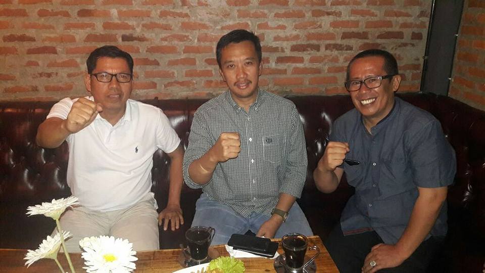 Suimi Fales saat bersama Menpora Imam Nahrawi dan Ketua DPW PKB Bengkulu Herliardo
