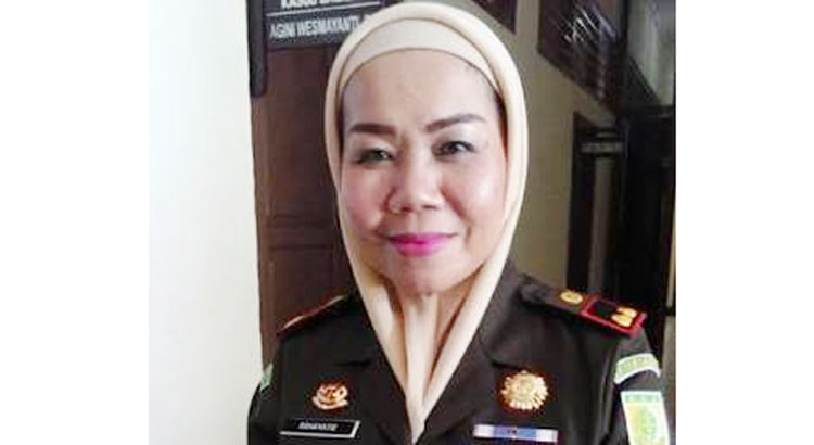H Rohayatie MH, kepala Kejaksaan Negeri Manna