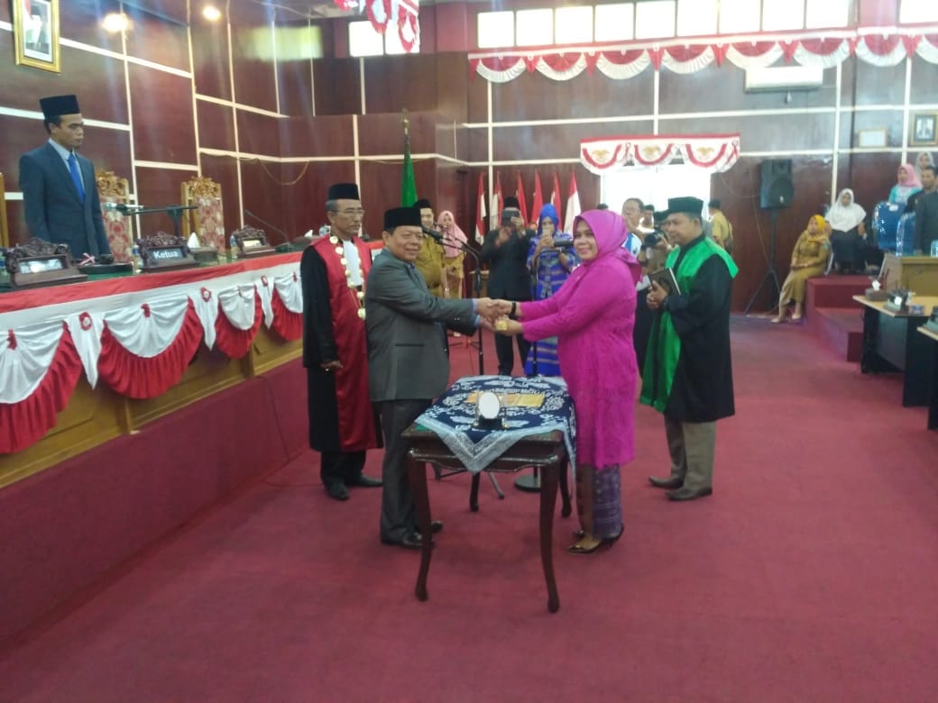 Baidari Resmi Dilantik Ketua DPRD Kota Bengkulu Senin (13/8)