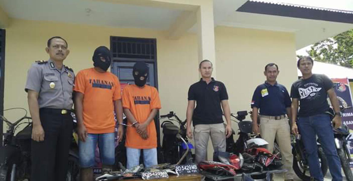 Dua Tersangka Pencurian Kendaraan Bermotor Diamankan Polres Bengkulu Selatan