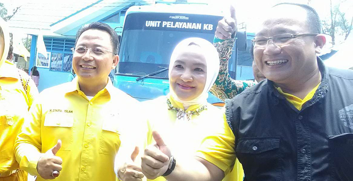 Rico Dian Sari Bersama Pengurus