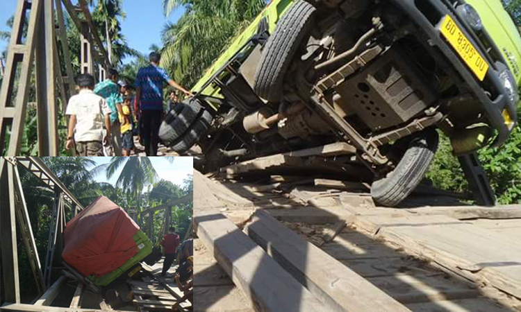 Kondisi Truk saat kecelakaan