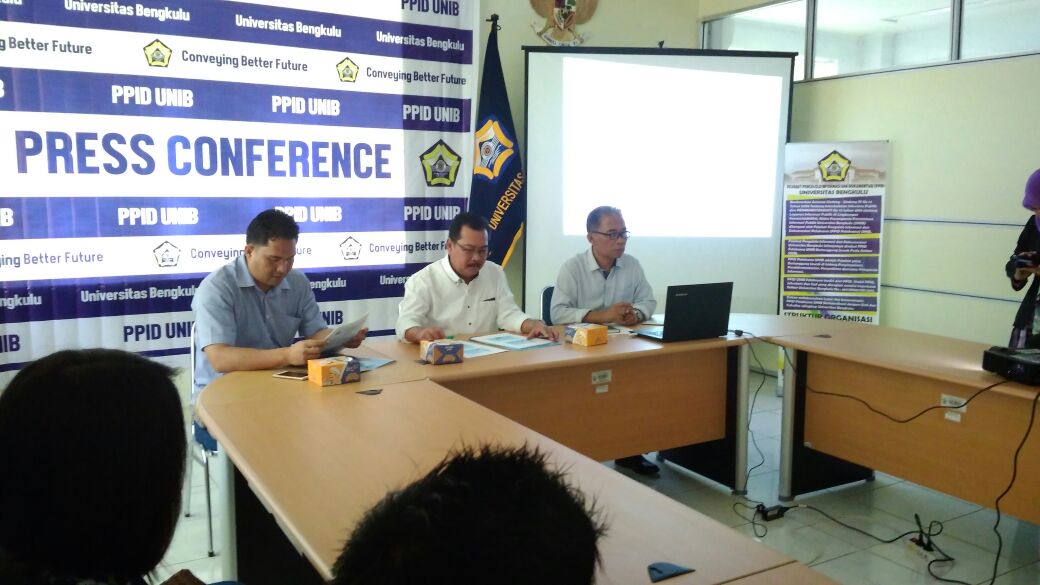 Rektor UNIB memaparkan kemajuan dan visi UNIB kedepan