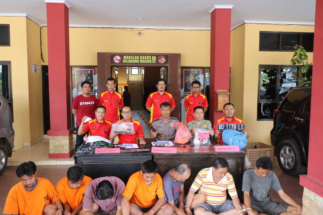 Polda Bengkulu Tangkap 7 Pelaku Curnak Lintas Provinsi