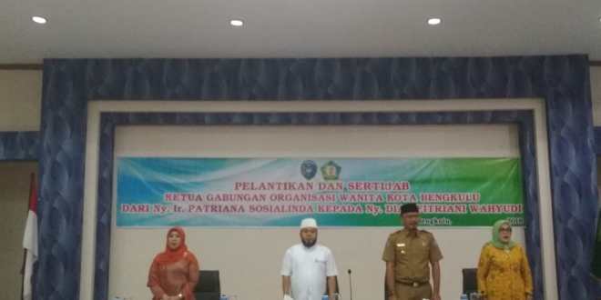 Lantik Ketua Gow, Wali Kota Ingatkan Sinergisitas