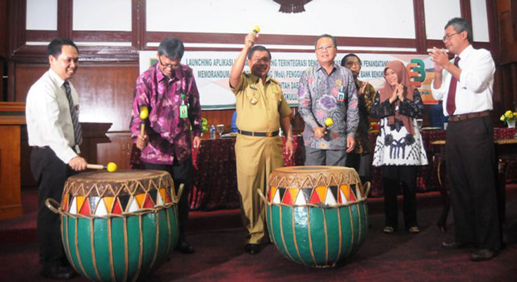 Peluncuran Kasda Onlin, Rabu (03/02/2016) di  Gedung Pola Bapedda sekitar pukul 09.30 WIB.. 
