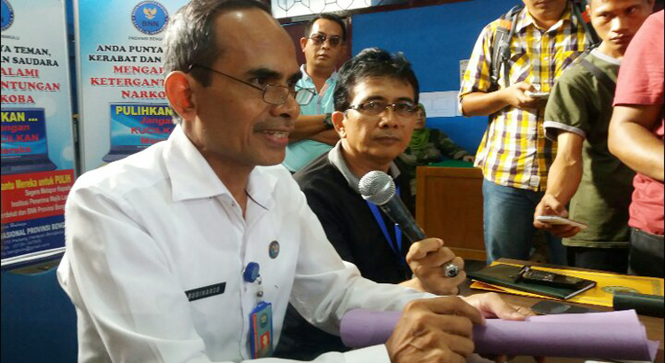 Kepala Badan Narkotika Nasional Provinsi Bengkulu Kombes Pol Budi Harso