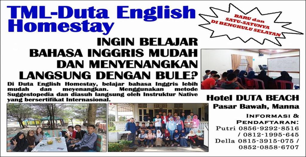 otal Mind Learning (TML) Duta English Homestay