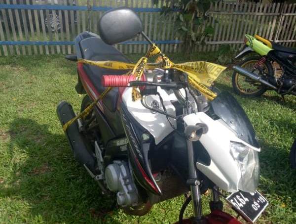 Yamaha Vixion Milik Pelaku