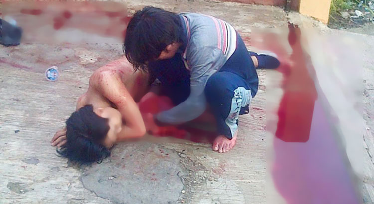 AJ (19) salah seorang mahasiswa Perguruan Tinggi Swasta (PTS) Kot Bengkulu ditemukan bersimbah darah, (06/11/2016)