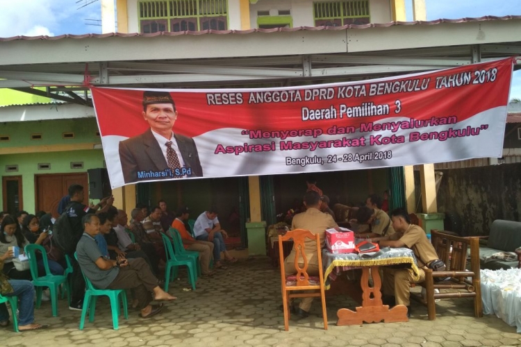 Tampak jajaran sekretariat DPRD Kota bengkulu tampak Hadir