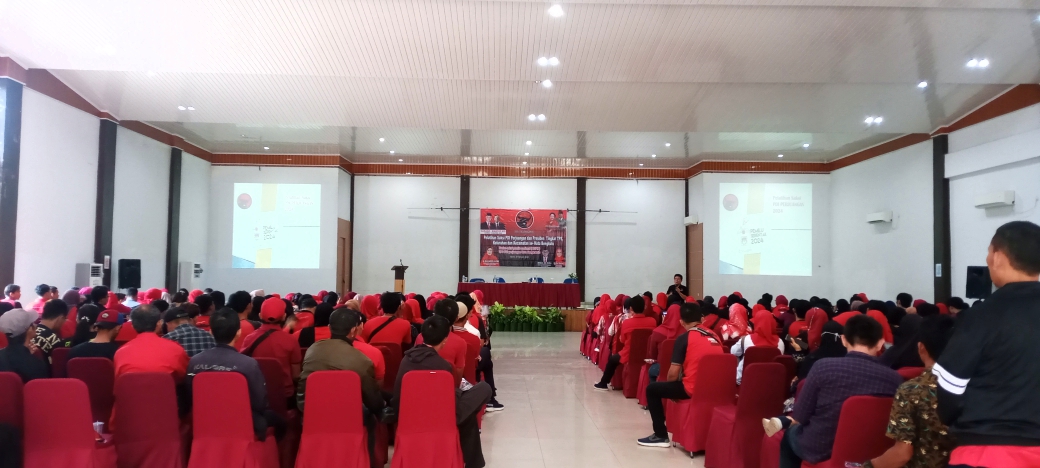 Pelatihan Ribuan Saksi TPS oleh DPC PDIP Kota Bengkulu