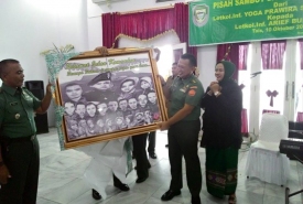 Pisah Sambut Dandim 0425 Seluma, Rabu (25/1/2017)