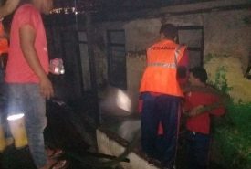 Kebakaran di Penggantungan meludeskan 4 bedengan