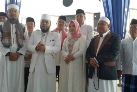 Walikota Bengkulu Helmi Hasan usai melaksanakan shalat Idul Fitri
