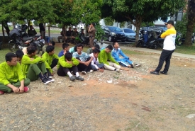 Belasan Pelajar di Kota Bengkulu Terjaring Razia Satpol PP saat bolos sekolah