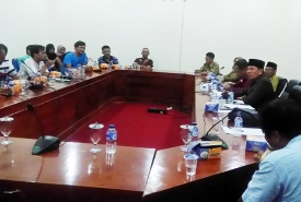 Hearing Pedagang Pasar Panorama Dengan Komisi II DPRD Kota Bengkulu