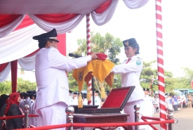 HUT RI Ke 73 di lingkungan Pemkot Bengkulu