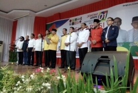 Para Kepala Daerah di Bengkulu Deklarasi Pemenangan Jokowi-Ma&#039;ruf Amin