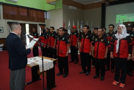 Pengukuhan Ketua KONI Kabupaten Kepahiang Senin (18/2)