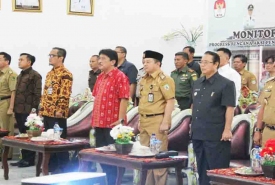Peserta Monitoring Evaluasi Progress Rencana Aksi Pencegahan Korupsi Terintegrasi di Kabupaten Seluma