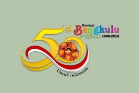 Logo HUT Emas Provinsi Bengkulu ke 50 tahun