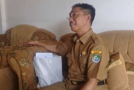 M. Sofyan saat memenuhi panggilan penyidik Kejati Bengkulu, Selasa (18/07/2017)