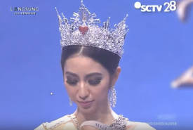 Nadia Purwoko, juara Miss Grand Indonesia 2018
