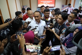  Prof Dr Zudan Arif Fakrullah di Press Room Kemendagri