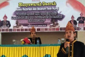 Arafik Trisno memimpin AMAN Kabupaten Lebong