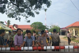 Polres Kaur Gelar Simulasi Pengamanan Mako