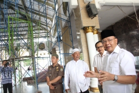 Plt Gubernur Bengkulu Rohidin Mersyah sidak proyek