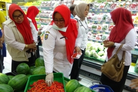 Sidak Dinas Ketahanan Pangan Provinsi Bengkulu /Foto : Media Center Pemprov Bengkulu