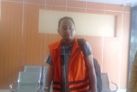 Joni Wijaya, tersangka OTT KPK dititip di Rutan Kelas IIB Malabero