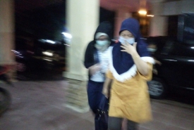 Oknum wanita berjilbab diamankan KPK di Polda Bengkulu