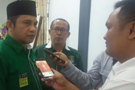 Marwan Jafar dan Herliardo dalam acara Rakorwil LPP PKB Bengkulu