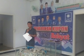 Hasil poling Konvensi Rakyat DPD PAN diundi