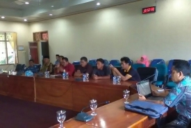 Hearing pansus aset DPRD Kota Bengkulu dengan warga Kelurahan Bentiring