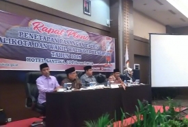 Pleno penetapan pasangan calon Wali Kota dan Wakil Wali Kota Bengkulu
