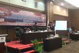 Pengundian nomor urut pasangan calon Wali Kota dan Wakil Wali Kota Bengkulu