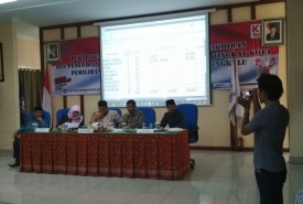 KPU Kota Bengkulu menggelar pleno terbuka