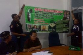 Pihak IAIN Bengkulu menggelar konferensi pers terkait aksi HMI