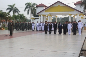 Upacara Ziarah MakamdanTabur Bunga di TMP Balai Buntar