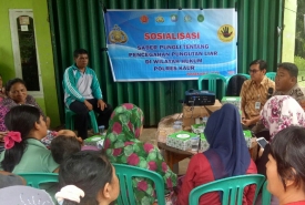 Polsek Kaur Utara Gelar Sosialisasi