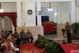 Jokowi mengatakan, banyak kasus perselisian yang terjadi karena perbedaan pilihan dalam menentukan pilihan politik