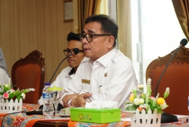 Pemkab Kepahiang Melaksanakan Entry Meeting dengan tim dari BPK RI perwakilan Provinsi Bengkulu Rabu (6/2).