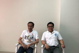 Joko Widodo dan Cak Imin